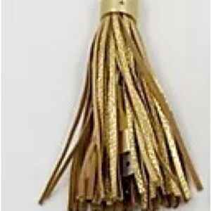 1 Gold  Bolsetta Universal Charging Tassels for Apple & Android